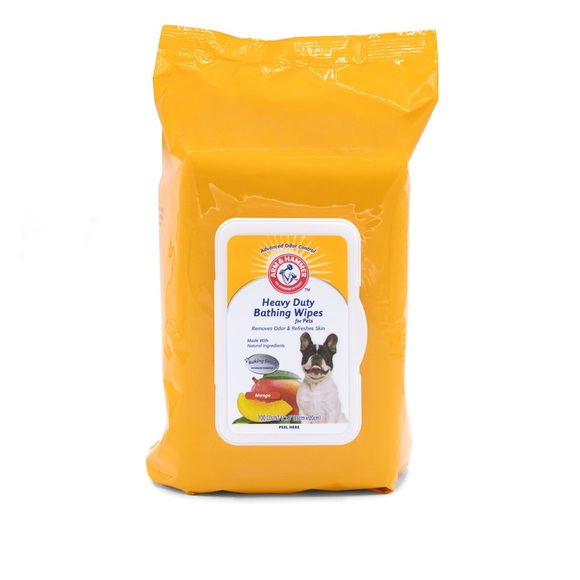 Arm & Hammer Heavy Duty Multipurpose 100ct Pet Bathing Wipes NWT